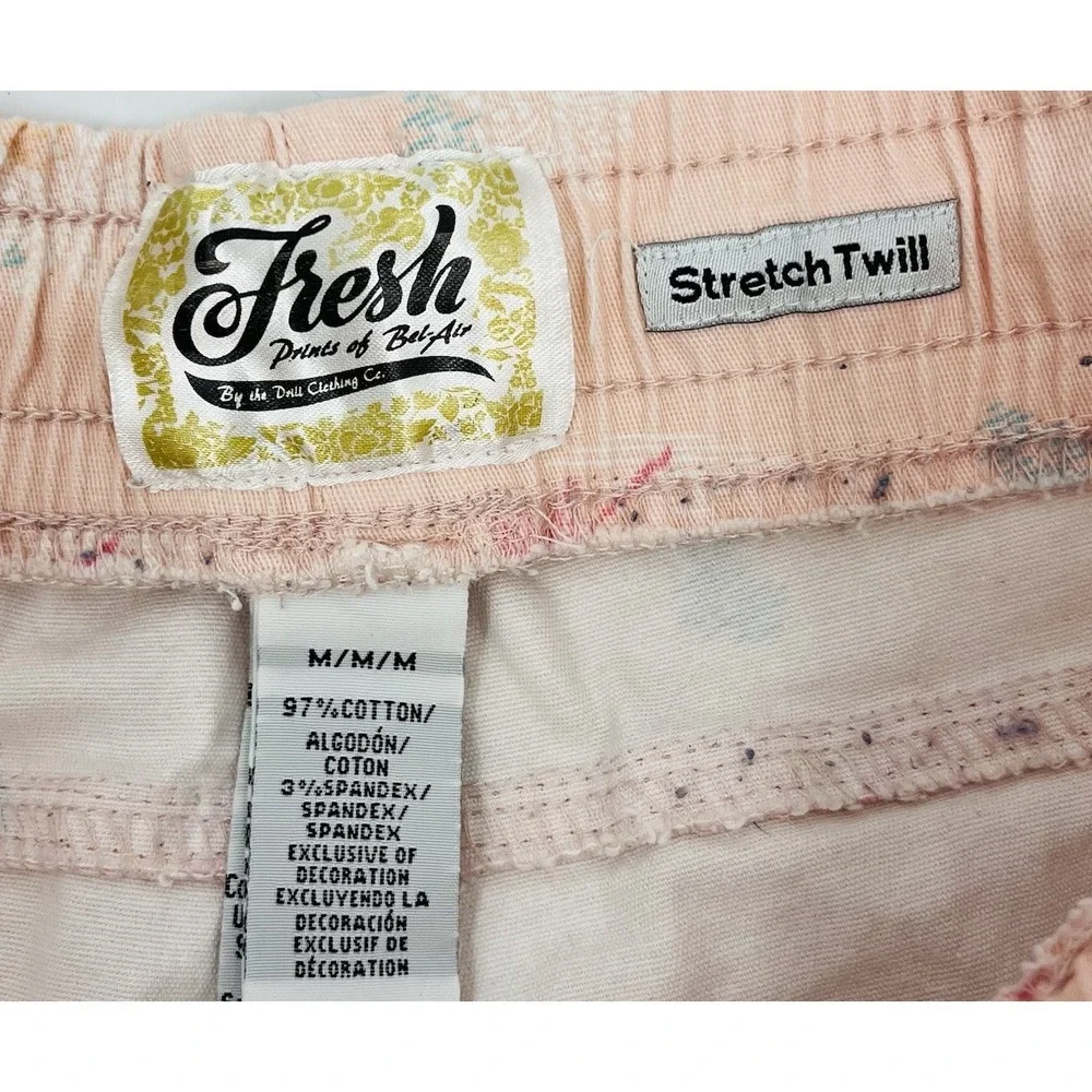 Fresh Prints of Bel-Air Stretch Twill Shorts All Over Print Size Medium Pockets